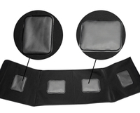 Machine de massage de taille de forme physique de ceinture de ventre de chaleur électrique sans fil d'utilisation à la maison avec brûlage des graisses et caractéristiques de relaxation lombaire fatiguées