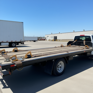 Attache-cargaison en gros Db, chaîne en acier avec crochet en S de 5/16 à 3/8 pouces, capacité de 7100 lb, fixation à cliquet pour un transport sécurisé - Product Image 2