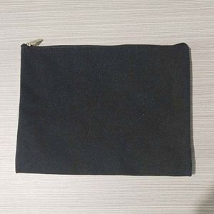 Bolsas de Aseo Ecológicas al por Mayor de Gran Capacidad, Bolsa de Maquillaje de Lona Personalizada para Viaje, Bolsa de Cosméticos de Algodón con Cierre de Lona - Product Image 6