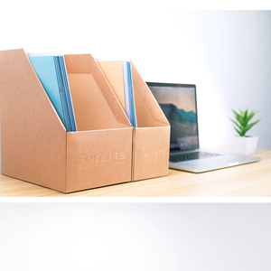 Hộp Đựng Sách Để Bàn Hộp Đựng Sách Bằng Giấy Kraft Thông Tin Văn Phòng Phẩm Cho Học Sinh Hộp Đựng Sách Hộp Đựng Sách - Product Image 2