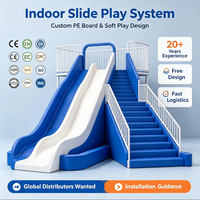 Équipement de piscine à balles commerciale intérieure, thème océan, toboggans en plastique, certifié CE, personnalisable, sûr, durable, aire de jeux intérieure clé en main