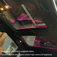 Toit ouvrant panoramique avec éclairage d'ambiance pour Mercedes Classe E W213 W214 |   Voiture d'origine synchronisée 64 couleurs