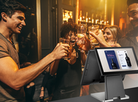 Sistem POS Desktop All-in-One Elanda 15,6 Inci Layar Sentuh Terminal Kasir POS Android