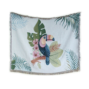 Tapisserie tissée jacquard à conception personnalisée, <span class=keywords><strong>couverture</strong></span> décorative pour la maison - Product Image 2