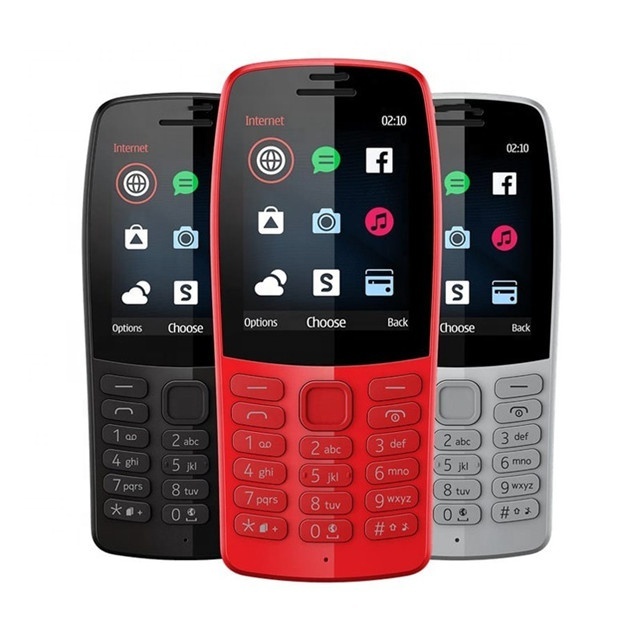 Free Shipping for NK 210 Best Buy Cheap Wholesales Original Factory Unlocked Simple Bar Mobile Cell Phone by Post