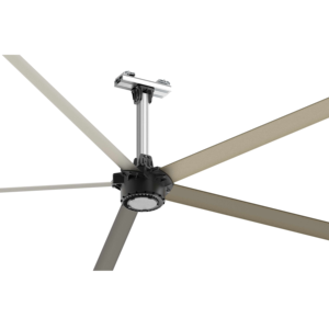 Ventilateur de plafond industriel géant Biote 10FT avec grand volume d'air à faible bruit pour système de refroidissement d'usine pour usines de fabrication - Product Image 3