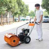 Machine à déneiger avec tête de souffleur et lame à neige en option pour l'entrée des hôpitaux
