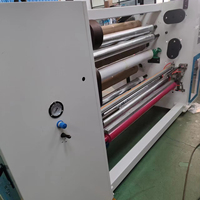 Offre Spéciale non-stop haute vitesse PLC contrôle écran tactile réglage déroulement poudre frein Bopp bande refendage et rembobinage Machine