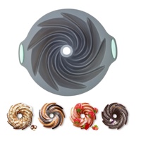 Ensemble de 3 moules à gâteaux en silicone résistant à la chaleur pour les produits de cuisson de cuisine ménagers adaptés à la cuisson de gâteaux et de pains