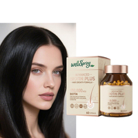 Fabricant de Marque Blanche – Complément de Soutien Capillaire Complexe Biotine Collagène Kératine 150 000 mcg – Capsules de Biotine