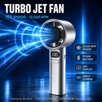 Mini ventilateur portatif USB rechargeable, ventilateur de poche silencieux à vent puissant pour l'été, les voyages en plein air