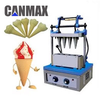 Grande machine automatique manuelle à rouleaux pour gaufres, biscuits, gaufrettes, gaufres au sucre, cornets de pizza et cornets de crème glacée, pour le marché indien