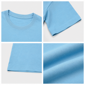 Abito T-Shirt Estivo da <span class=keywords><strong>Donna</strong></span> Minimalista in Cotone 100% a Maniche Corte con Scollo Rotondo, Lunghezza al Ginocchio, Tasche e Tinta Unita - Product Image 5