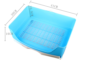 Grande Cage à litière pour animaux de compagnie, toilettes avec tiroir pour lapin, Hamster, cochon d'inde, <span class=keywords><strong>furet</strong></span>, etc. Toile d'angle. - Product Image 3