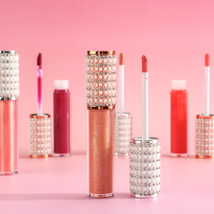 Brillo Labial con Diamantes, Personaliza <span class=keywords><strong>tu</strong></span> Propio Logotipo, Lápiz Labial Líquido Vegano a Prueba de Agua, Envases Vacíos para Brillo Labial - Product Image 2
