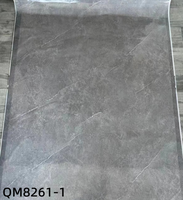 Feuille de marbre PVC classique haute brillance, imperméable, écologique, facile à installer, flexible et résistante au feu pour la décoration intérieure