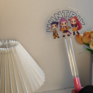 Kpop <span class=keywords><strong>Demon</strong></span> Hunters NUOVI ARRIVI Bastoncini LED Luminosi Huntrix in Acrilico, Accessori per Feste di Halloween, Consegna Rapida, Saja Boys Fan Made Personalizzati - Product Image 5