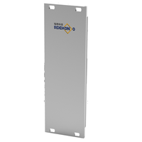 Panneau frontal de boîtier de commande en aluminium RDEKONO Schroff, usiné sur mesure par CNC, découpé au laser et sablé, pour instruments électroniques sur mesure