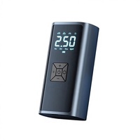 Gonfleur de pneus de voiture portable avec écran LCD en matériau ABS, certifié CE, moniteur de pression des pneus, conception filaire, câble de chargeur de voiture 3M