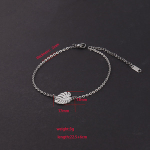 <span class=keywords><strong>De</strong></span> acero inoxidable pulido espejo elegante barato joyería <span class=keywords><strong>de</strong></span> pulsera del encanto para las niñas - Product Image 2