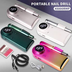 Tamax NAD091 - Taladro de Uñas Recargable de Plástico de 45000 RPM, Pantalla LCD Profesional, Juego de Arte de Uñas Inalámbrico Portátil - Product Image 2