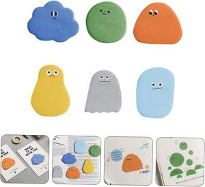 Ingrosso simpatico Logo stazionario stampato note adesive colorate a forma personalizzata - Product Image 2