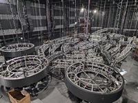 Structure du système de fixation de l'objectif, treillis d'éclairage DJ Mobile en Aluminium
