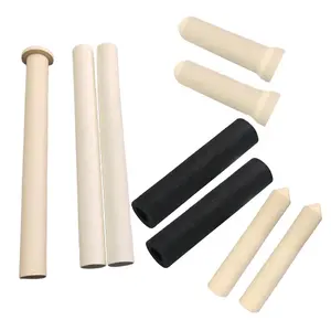 Alta pureza membrana porosa alumina cerâmica filtro tubo 95% 99% 99.8% filtro tubo alta qualidade fábrica alumina fornecedor