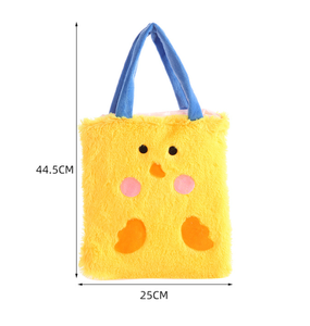 DAMAI Wholesale <b>Easter</b> Decor Fluffy Bunny Tote Bags Furry Candy <b>Gift</b> Carriers for Holiday Party Favor Decoration Supplies - Product Image 6