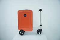 Aliotop 20 pouces Poussette pliable Smart Ride Scooter Bagage à main pour gare ferroviaire