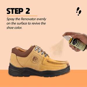 Renovador de Calzado Camel con 2 Toallitas Limpiadoras para Zapatos de Gamuza, Nubuck y Malla, Revitalizador de Color, Combo de Cuidado sin Agua - Product Image 4
