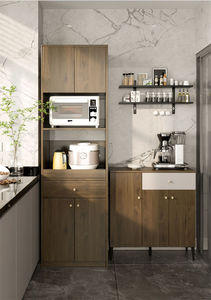 Itchen abinet uxiliary uffet con 3Door ababinet djustable helhelf rawawers y helves - Product Image 3