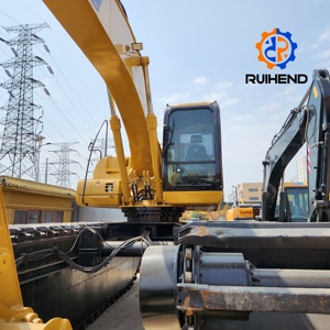 Escavatore Anfibio Usato Caterpillar CAT 320CL 320 ad Alte Prestazioni con Braccio Esteso da 18m per Palude, Mezzo Pesante - Product Image 4