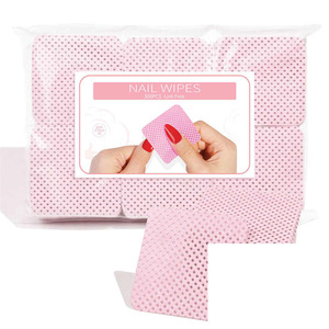 300 lingettes dissolvantes pour vernis à ongles, tampons de coton, chiffons de nettoyage pour l'élimination de la colle à ongles - Product Image 4