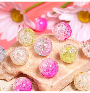 ลูกปัดอะคริลิคแตกสองสีเปลี่ยนแบบค่อยเป็นค่อยไปลูกปัดหลวมๆสำหรับงานประดิษฐ์ทำมือวัสดุเครื่องประดับ - Product Image 6