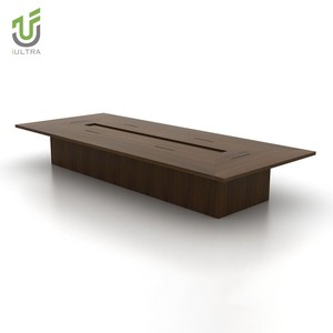 Iultra Bàn hội nghị 12 người hiện đại lớn cho phòng họp văn phòng tại nhà & khách sạn-làm bằng MDF - Product Image 6