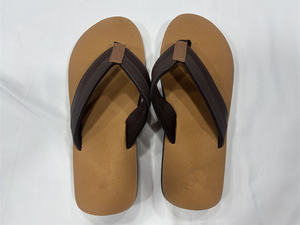 Tapis de yoga classique pour hommes, tongs en <span class=keywords><strong>cuir</strong></span> avec soutien de la voûte plantaire, coussin confortable, sandales de marche, sandales à enfiler, été, intérieur et extérieur - Product Image 5