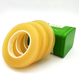 High Quality Low MOQ 12mm 100m <strong>PVC</strong> Transparent Waterproof Rubber <strong>Adhesive</strong> No Residue Sealing <strong>Tape</strong> for Food &amp; Tea Packaging - Product Image 2