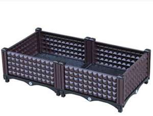 Maceta rectangular extragrande de 400mm para el hogar, balcón, jardín de verduras y techo, parcela de verduras con caja de plantación de altura de estante - Product Image 3