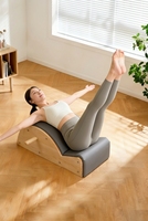 Correcteur de posture portable en bois pour la colonne vertébrale, idéal pour la gym à domicile et le Pilates