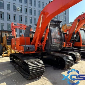 Excavatrice HITACHI EX120 Orange, équipement de construction lourd de type chenillé - Product Image 6