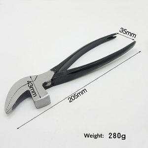Hot Sale DIY Cobbler <b>Tools</b> Plastic Handle Steel Beak Repair Pliers for <b>Leather</b> Shoe Repair - Product Image 6