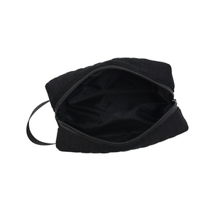 Bolsa de maquillaje Oxford ecológica de gran capacidad personalizada al por mayor, organizador de cosméticos portátil de viaje a la moda con cremallera duradera - Product Image 2