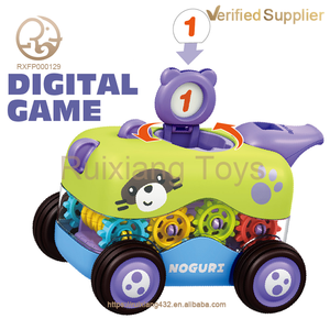 Coche de juguete con silbato de fricción de plástico con memoria cognitiva Unisex para niños Press and Go Gear para bebés y niños - Product Image 3