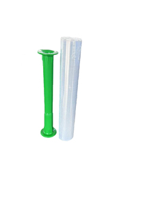 Tube en plastique pour application de <span class=keywords><strong>film</strong></span> étirable sans noyau de 2 pouces, manchon en plastique pour une utilisation facile du <span class=keywords><strong>film</strong></span> - Product Image 2