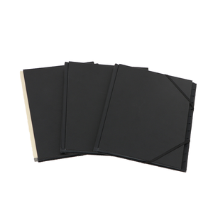 OEM <span class=keywords><strong>A4</strong></span> 크기 하드 판지 주최자 사무실 학교 호텔 PU 커버 확장 파일 종이 파일 폴더 책 서명 책 - Product Image 1