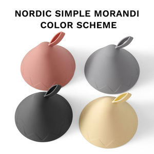 Couvre-casserole en silicone de qualité alimentaire, résistant à la chaleur, poignée antidérapante, écologique, passe au <span class=keywords><strong>lave</strong></span>-<span class=keywords><strong>vaisselle</strong></span>, pour la cuisine à domicile - Product Image 4