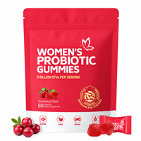 Gummies Probiotiques OEM pour Femmes, 60 Unités, 5 Milliards de UFC, Saveur Canneberge, pour le Soutien de l'Équilibre de la Flore Intestinale