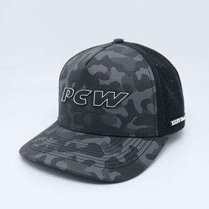 Gorras de Béisbol OEM Unisex de 5 Paneles, Estilo Deportivo, Tela de Camuflaje, Poliéster de Alta Calidad, con Logotipo de Parche de Goma - Product Image 1