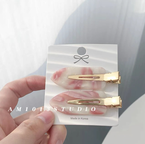 Spaccio all'ingrosso dell'acido acetico forcina da donna con frangia laterale forcina per capelli senza lasciare traccia di estate netto rosso trucco anatra morsetto - Product Image 6